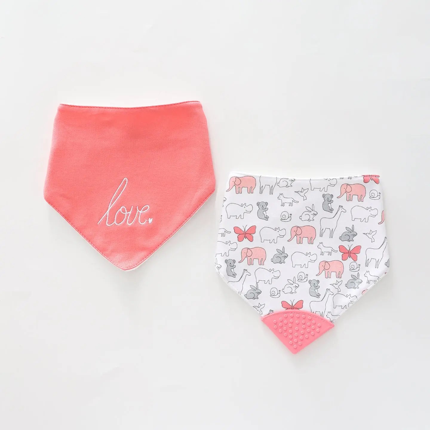 Coral Creatures 2pc Bandana Bib Set Ollies Place