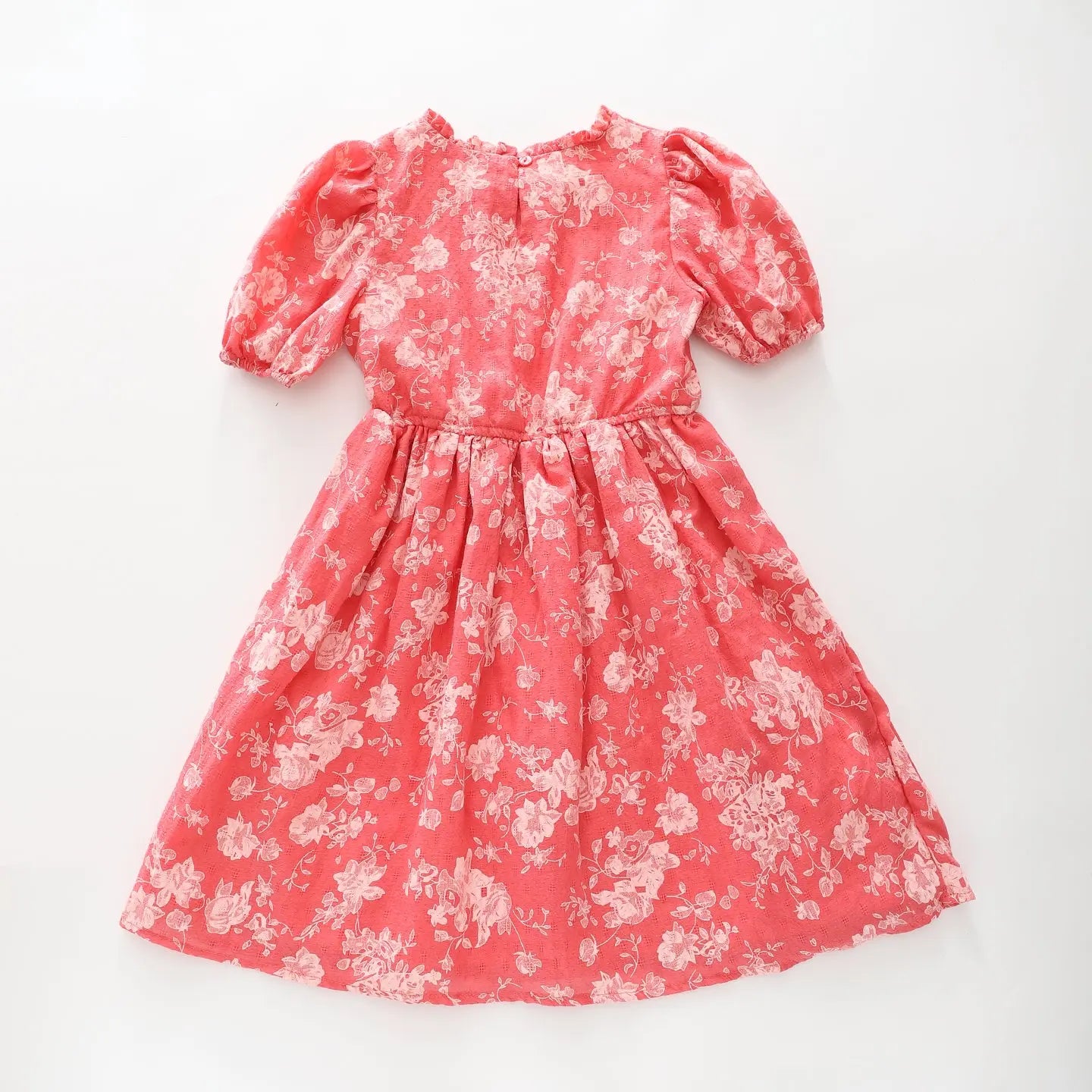 Coral Floral Dress Ollies Place