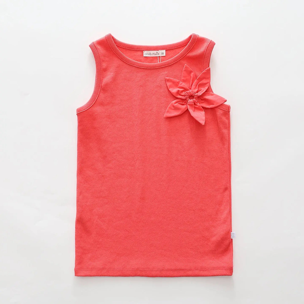 Coral Floral Tank Top Ollies Place