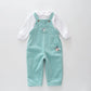 Corduroy Florals Overalls Set Ollies Place