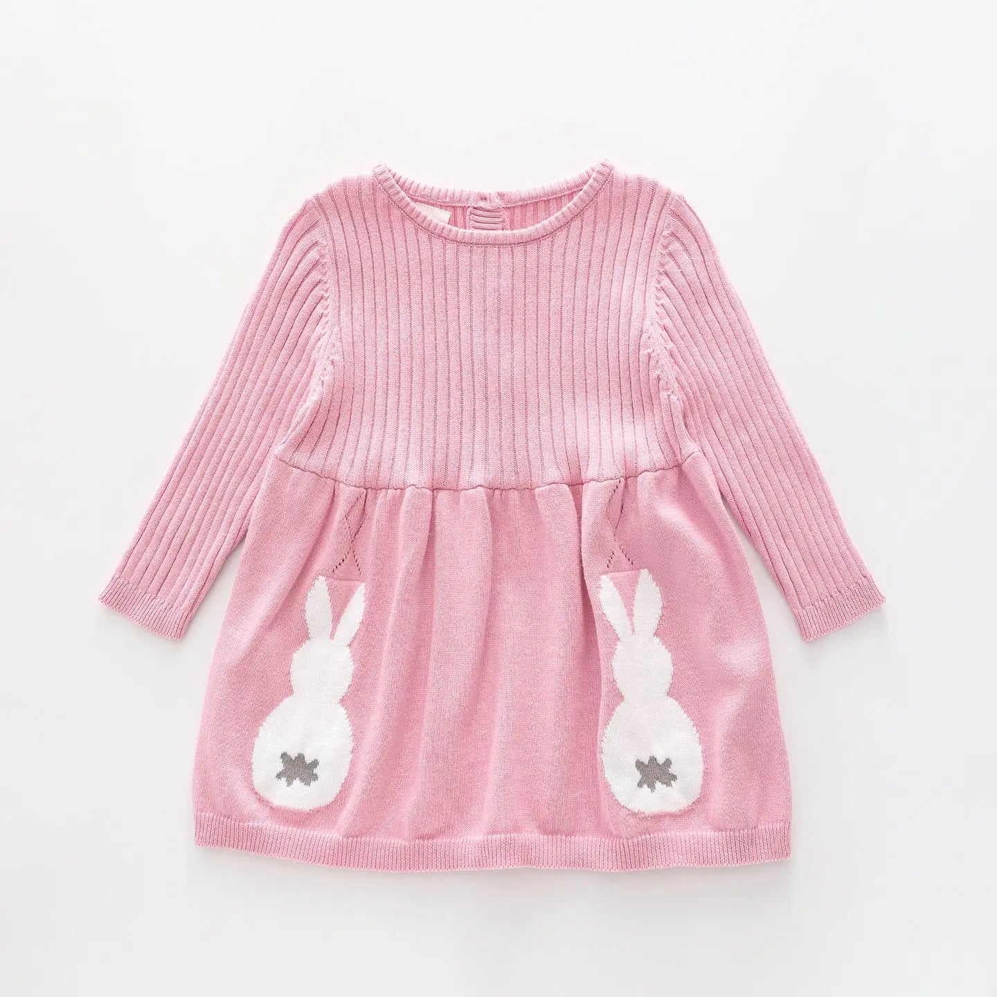 Cotton-tail, Baby Girl Pink Knit Dress Ollies Place