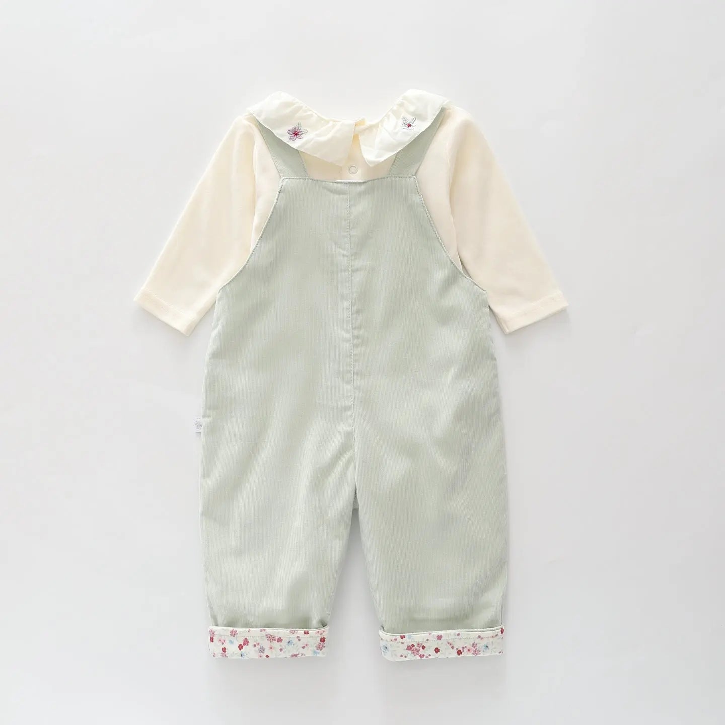 Country Charm Cord Overalls Set Ollies Place
