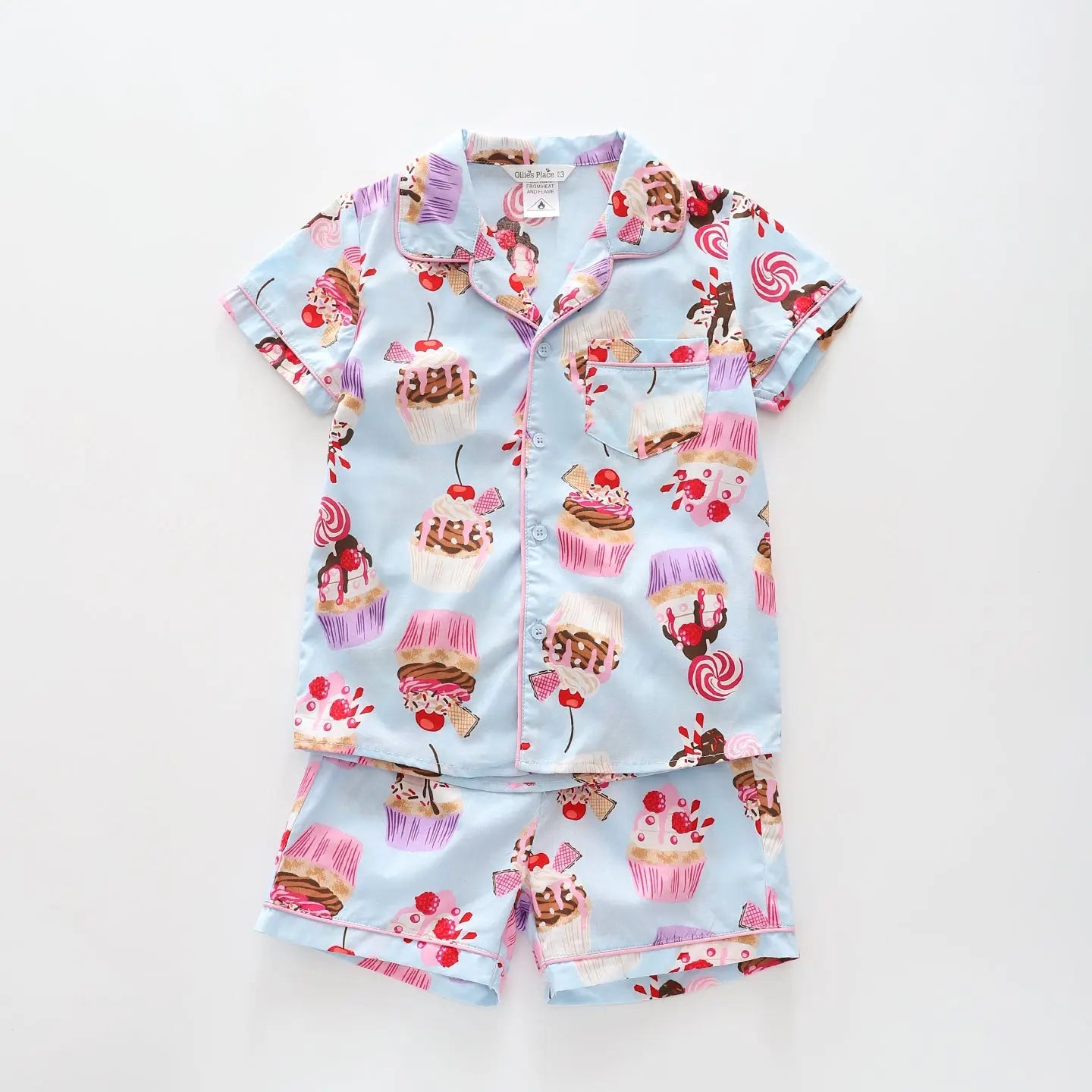 Cupcake Pyjama Set Ollies Place