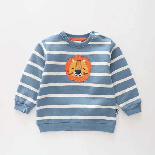 Cute Cub Striped Sweat Top Ollies Place