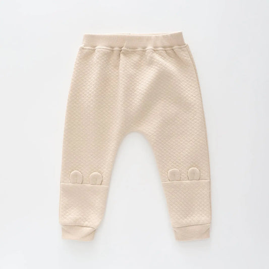 Cute Ears Beige Quilted Pants Ollies Place