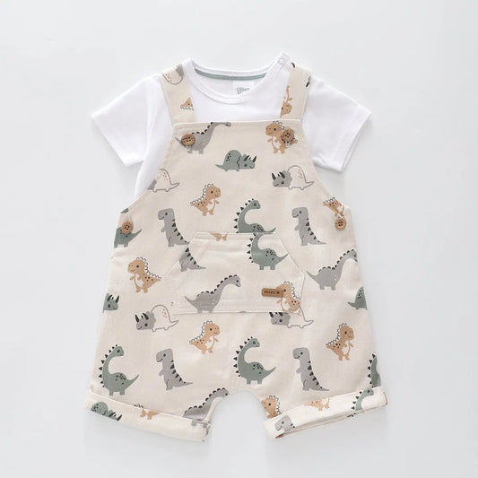 Cutie Dino Overalls Set Ollies Place