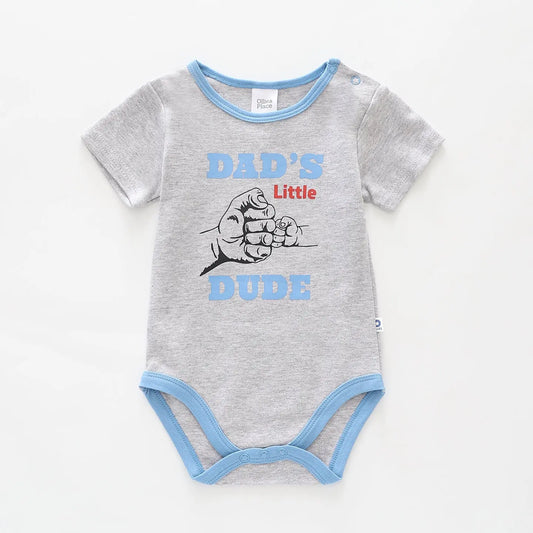 Dad's Little Dude Bodysuit Ollies Place