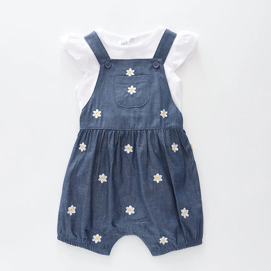 Daisy Baby Overalls Set Ollies Place