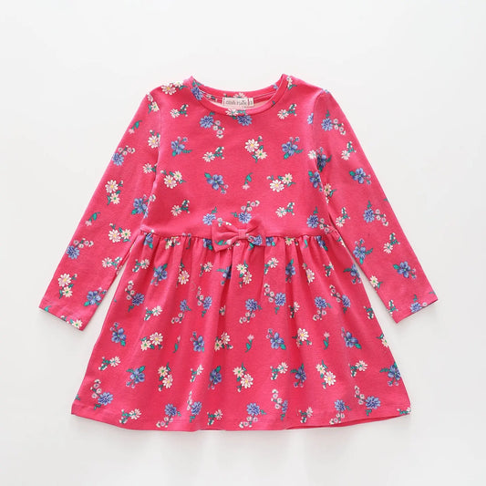 Daisy Days LS Print Dress Ollies Place