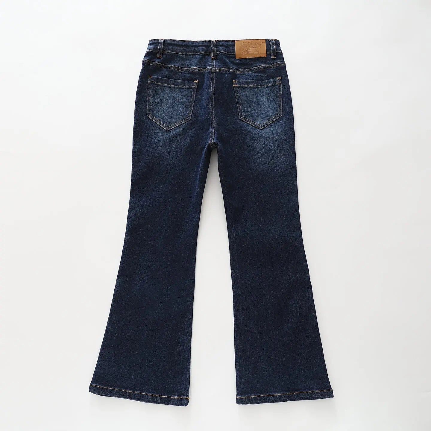 Dark Blue Flared Jeans Ollies Place