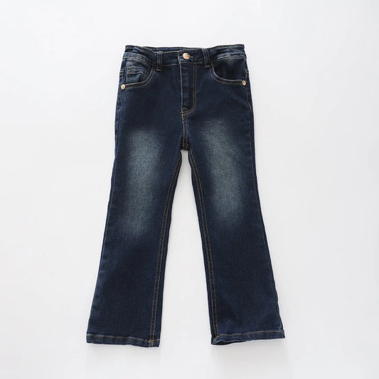 Dark Denim Flare Jeans Ollies Place