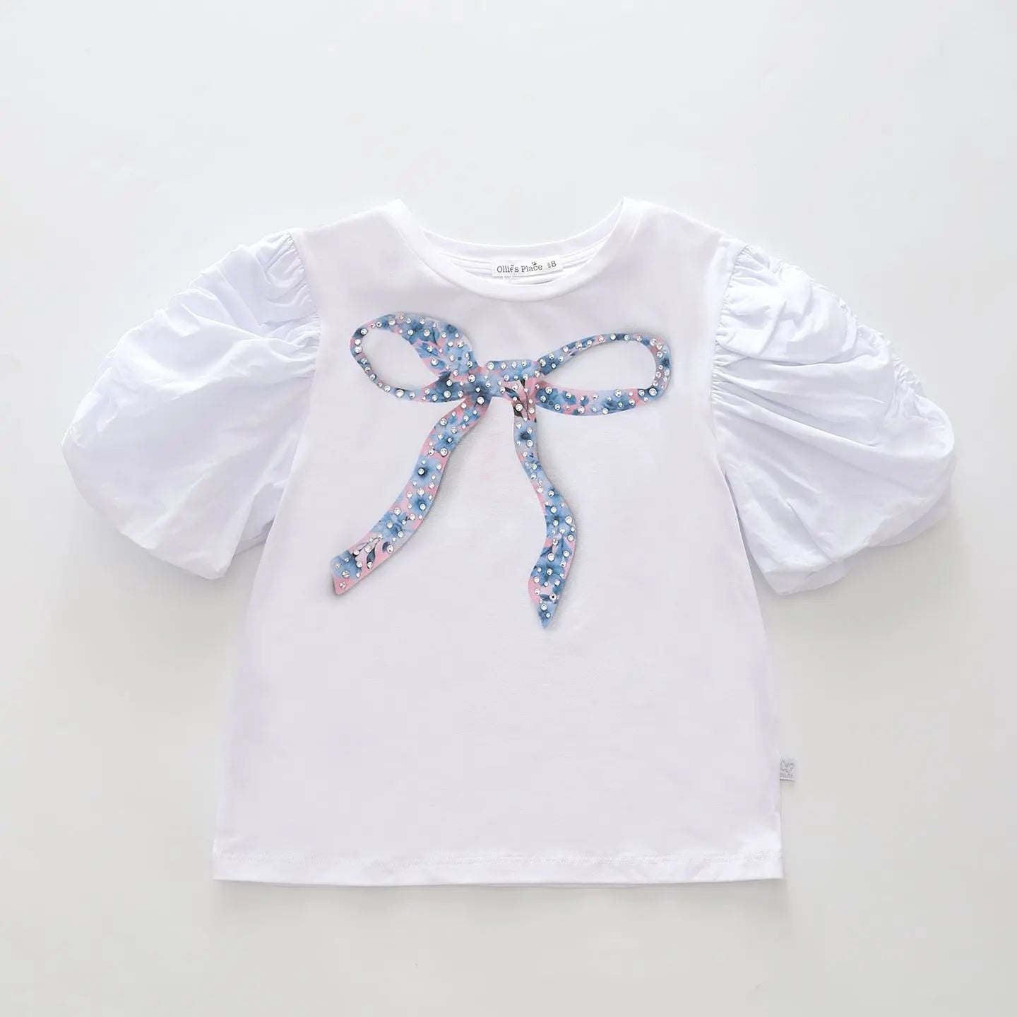 Dazzling Bow Detail Tee Ollies Place
