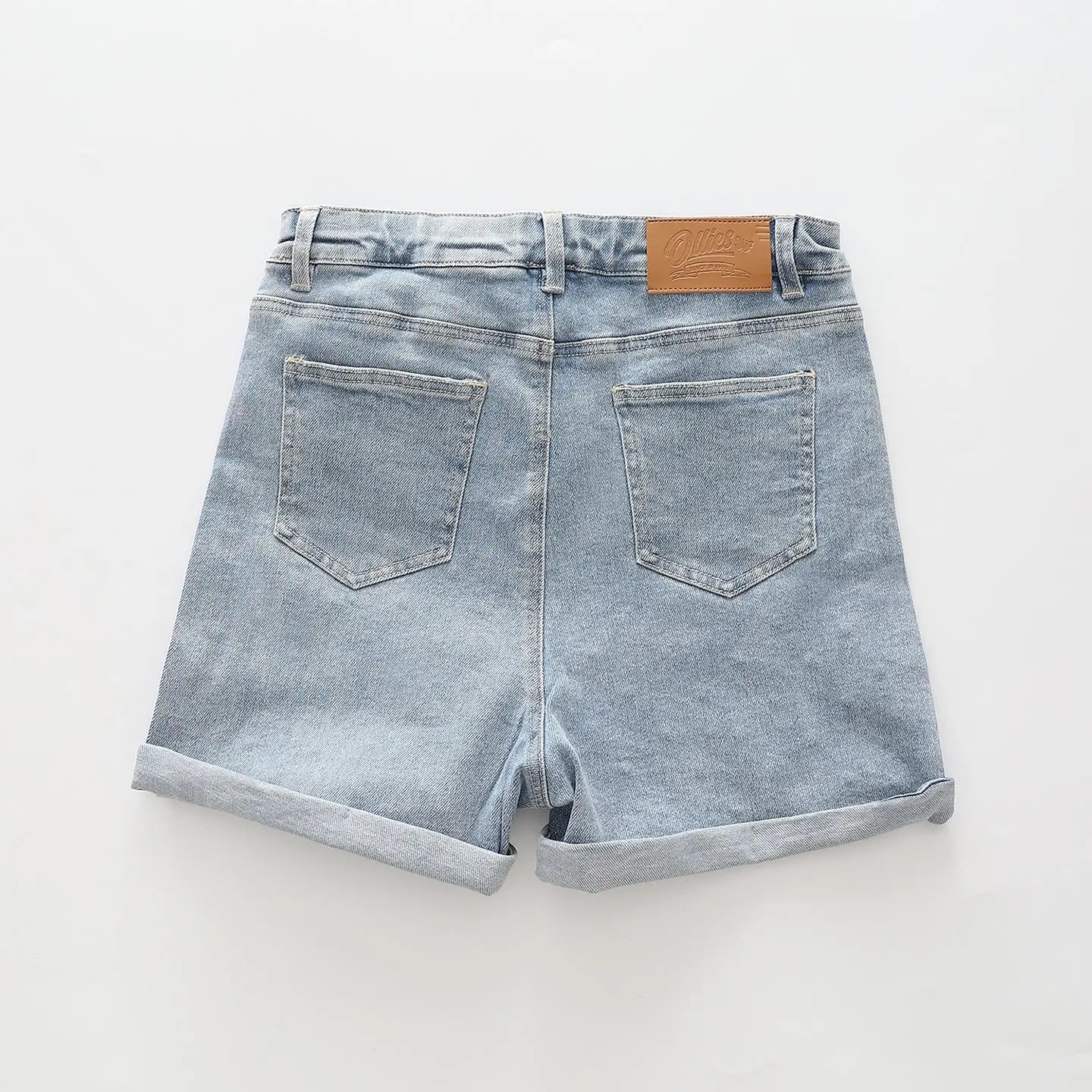 Dazzling Diamonte Denim Shorts Ollies Place