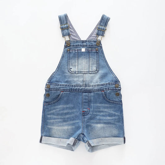 Denim Short Overalls Ollies Place