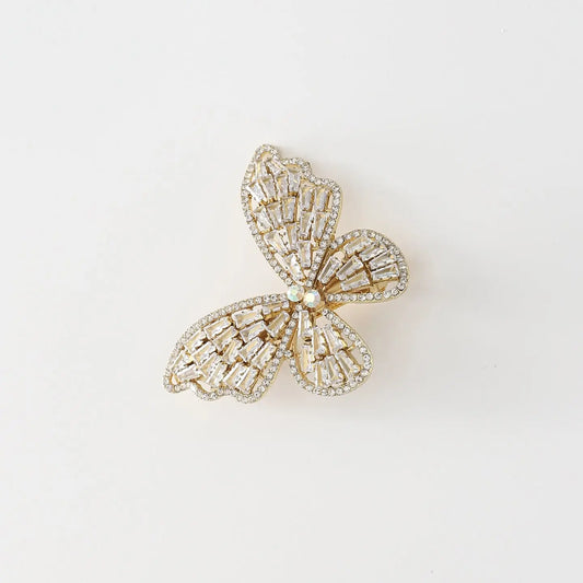 Diamante Butterfly Hairclip Ollies Place