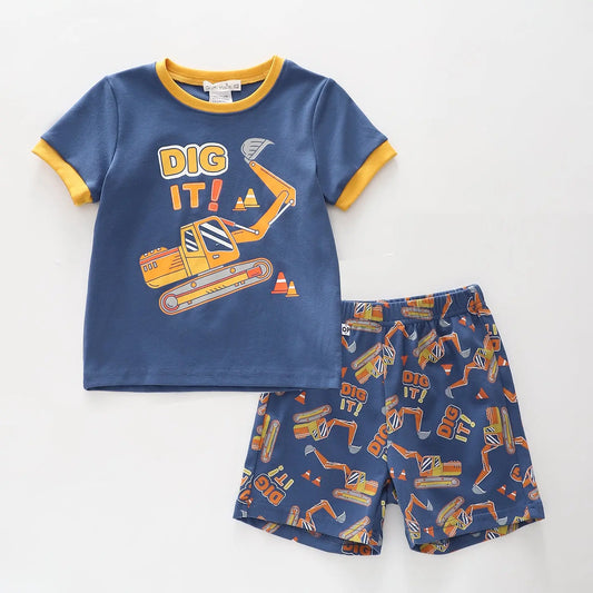 Dig It Digger Pyjama Set Ollies Place