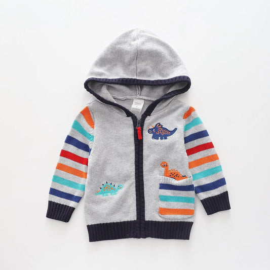 Dino Brights, Infant Boys Zip Hoodie Ollies Place