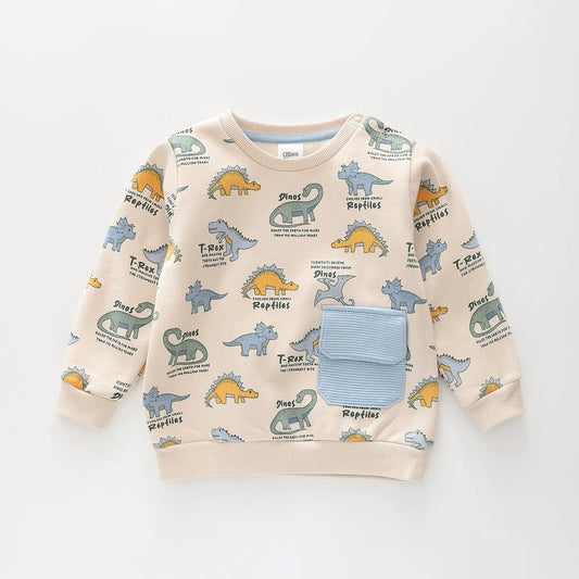 Dino Expert Sweat Top Ollies Place