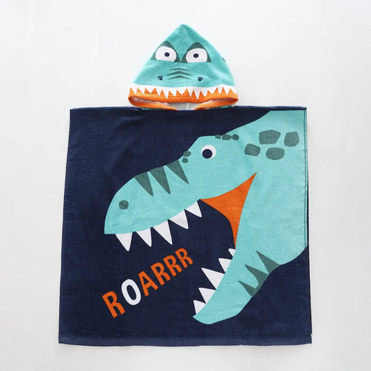 Dino Hooded Towel Ollies Place