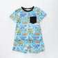 Dinosaur Print Pyjama Set Ollies Place