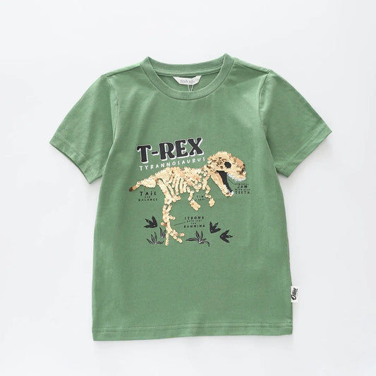 Dinosaur Sequin T-shirt Ollies Place