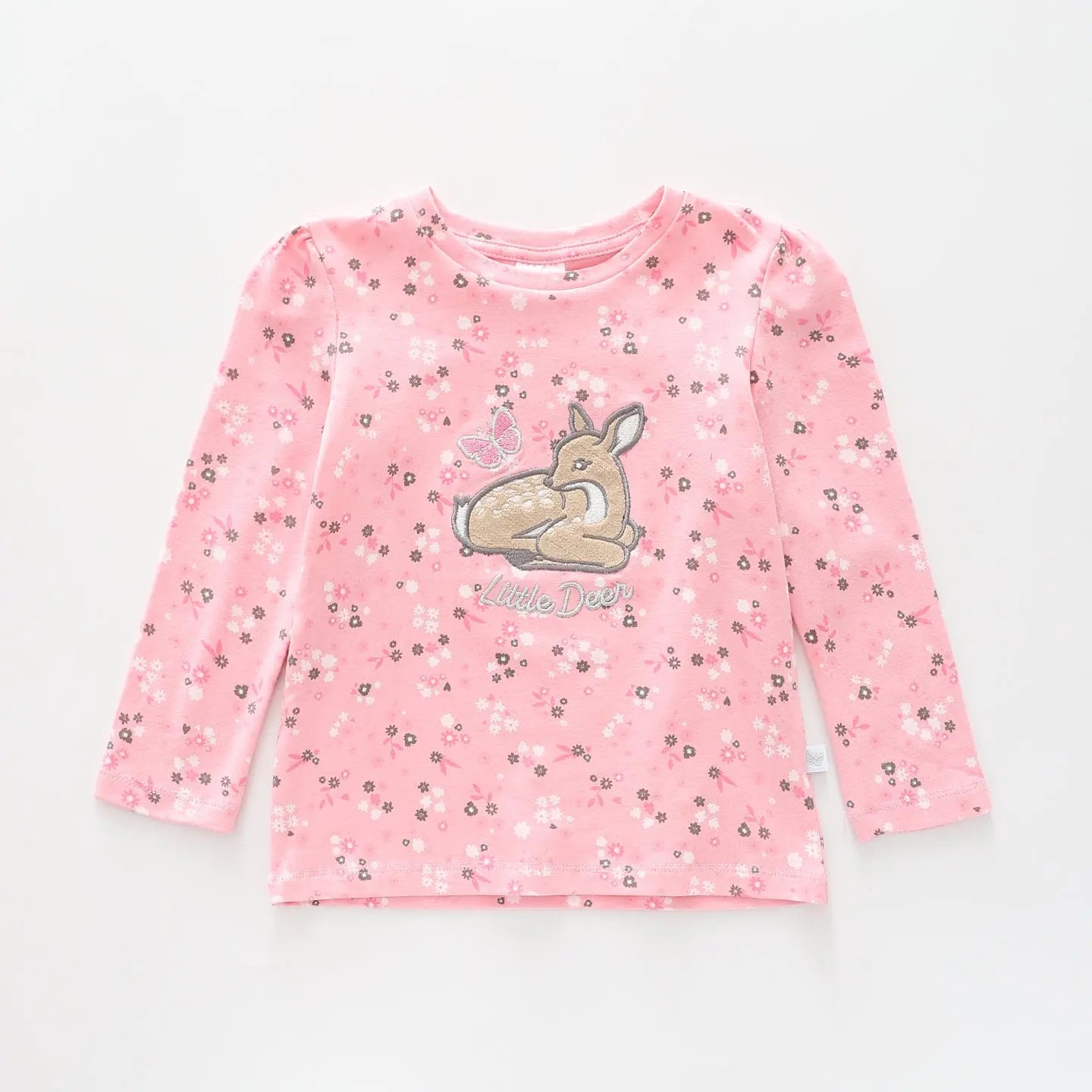 Ditsy Dear, Infant Girls Winter Top Ollies Place