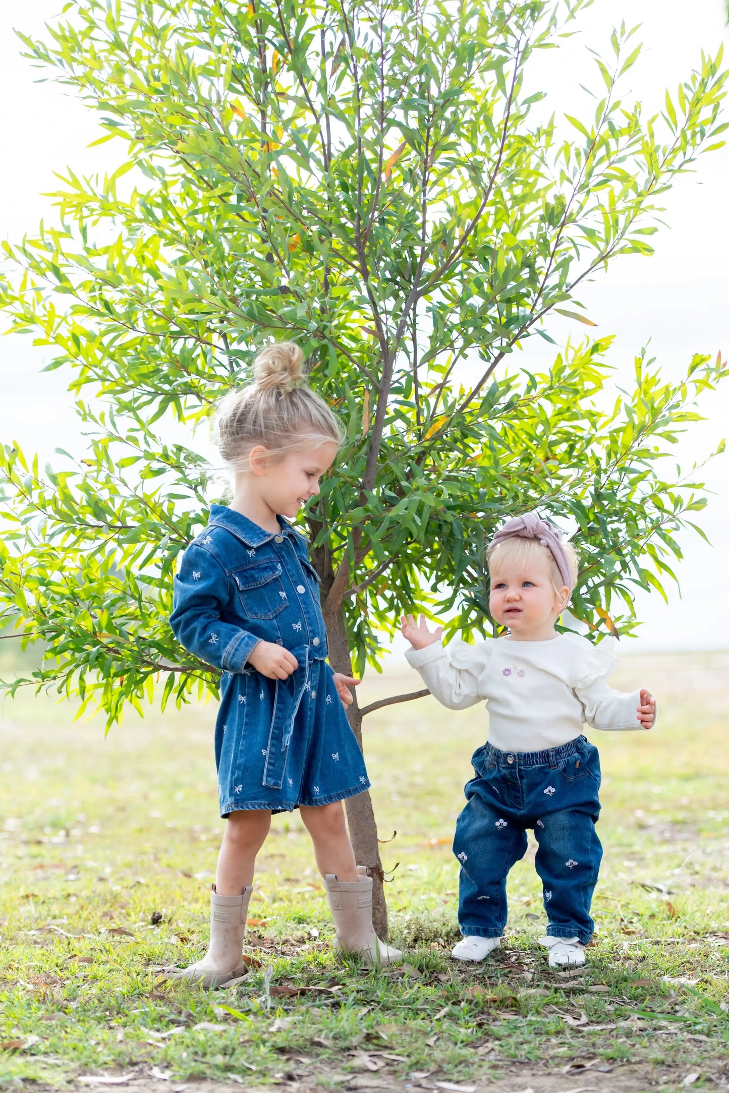 Ditsy Denim Jeans Ollies Place