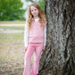 Dusty Pink Flare Pants Ollies Place