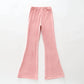 Dusty Pink Flare Pants Ollies Place