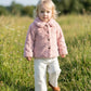 Dusty Pink Teddy Bear Coat Ollies Place