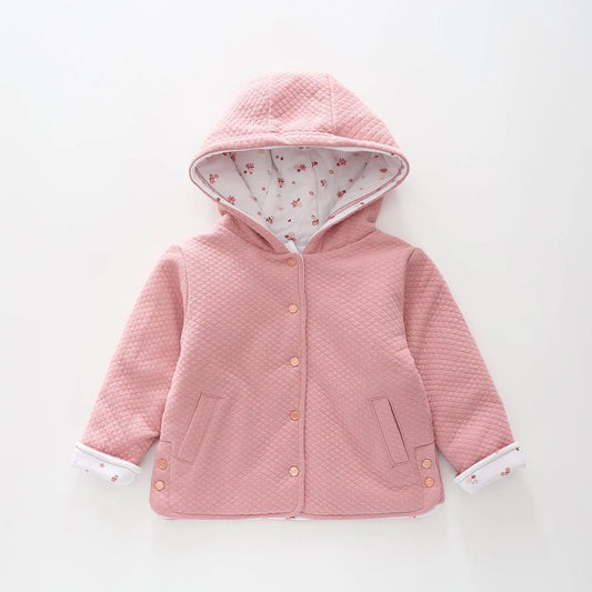 Dusty Rose Quilted Jacket Ollies Place