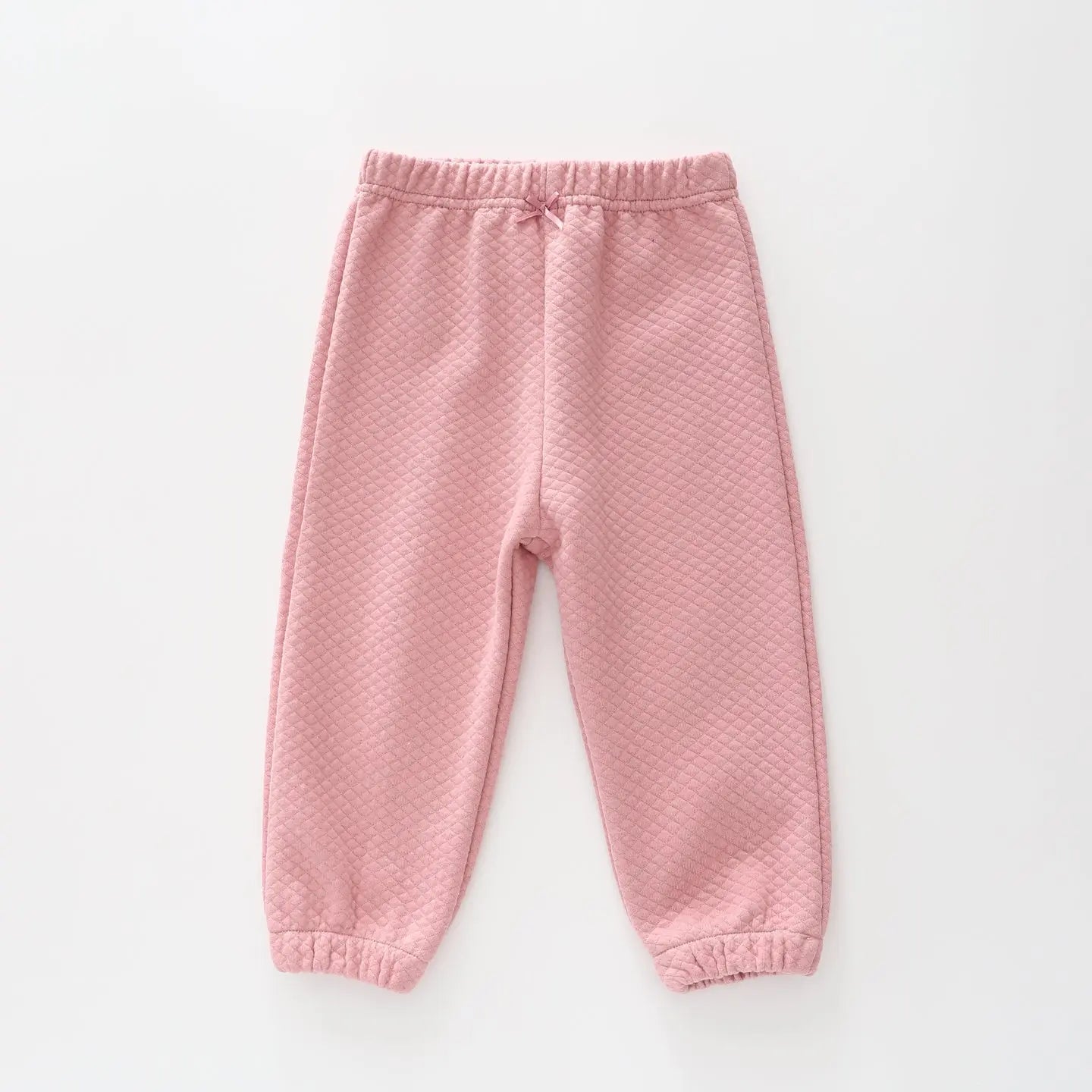 Dusty Rose Quilted Look Pants Ollies Place