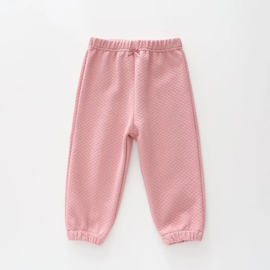 Dusty Rose Quilted Look Pants Ollies Place