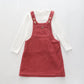 Dusty Rose, Older Girls Pinafore Set Ollies Place