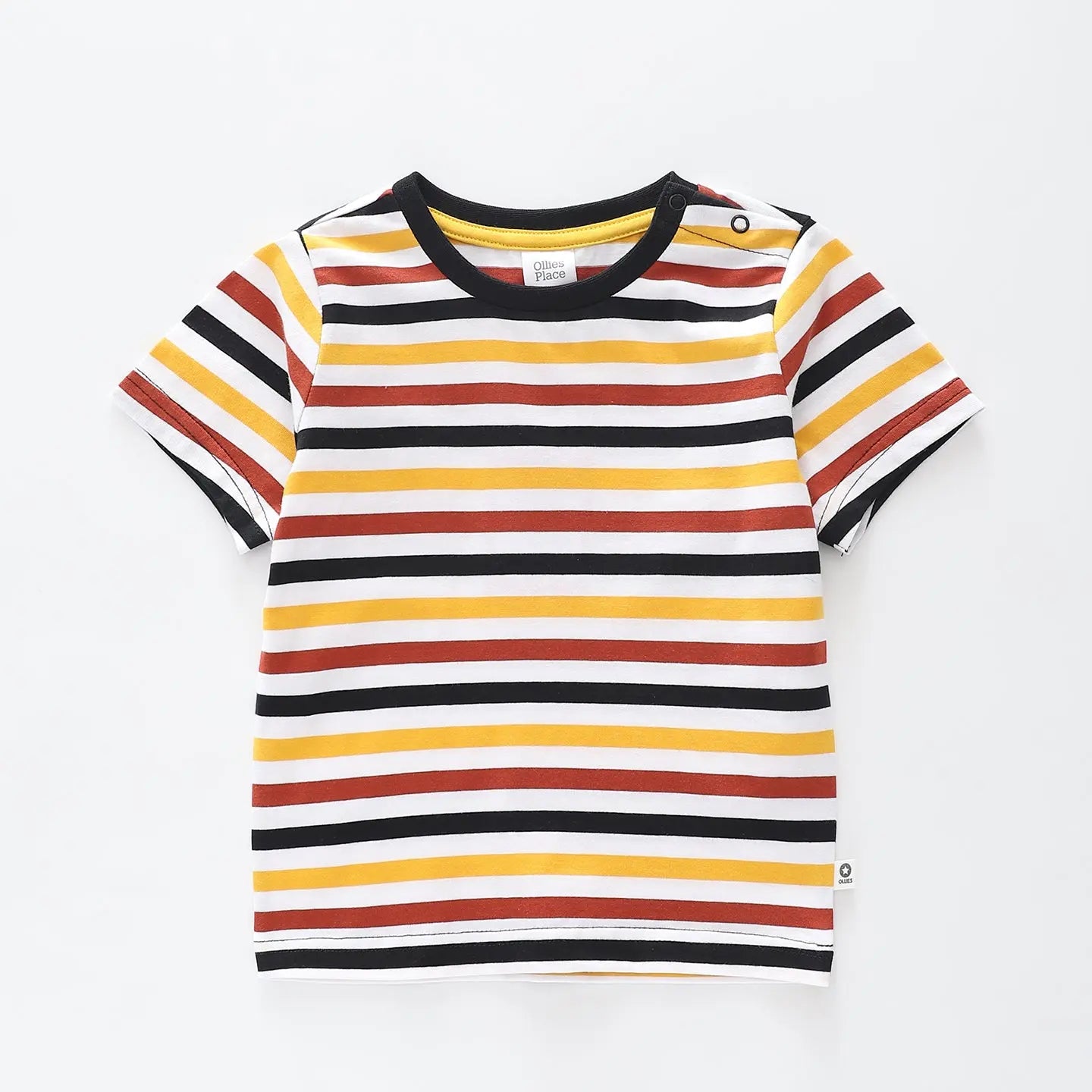 Earthy Stripes Kids Tee Ollies Place