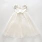 Embroidered Formal Dress with Dimontee Bow Ollies Place