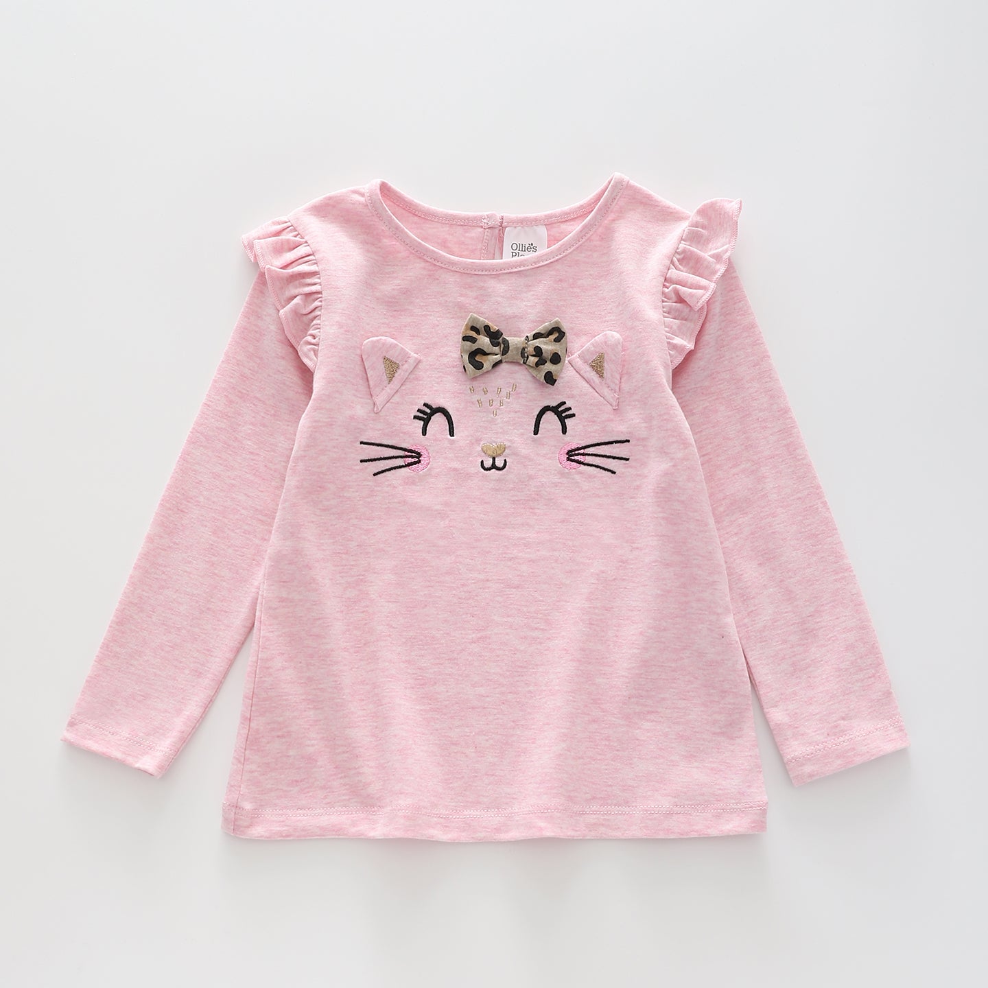 Baby Girls' Little Leopard Long Sleeve Top Ollies Place