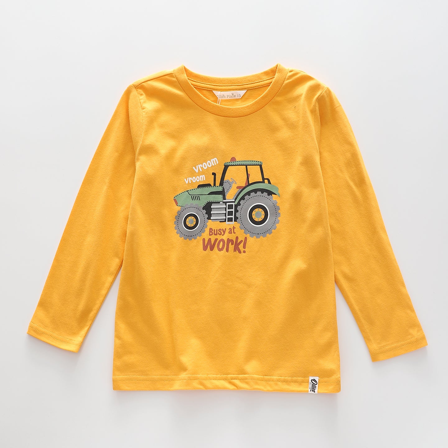 Junior Boys' Tractor Print Tee Ollies Place