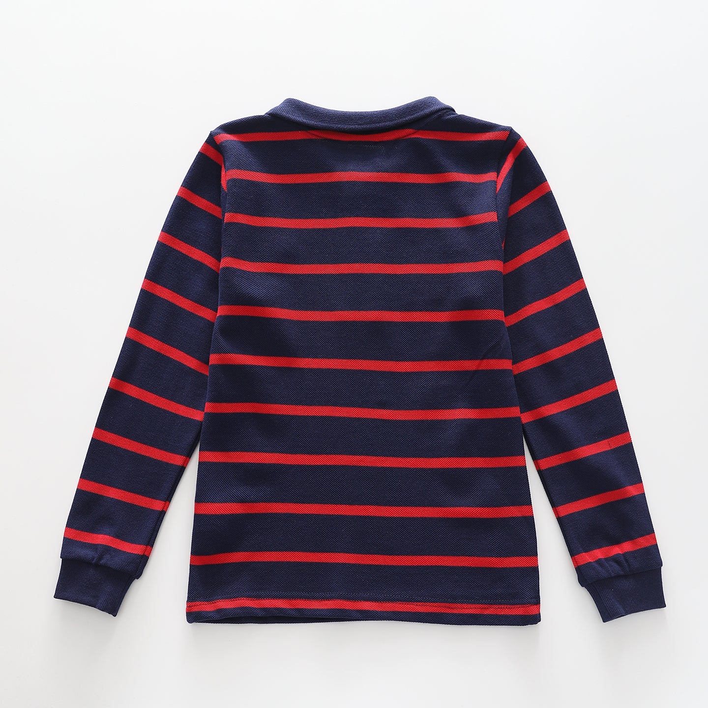 Boys' Racing Red Stripe Long-Sleeve Polo Ollies Place