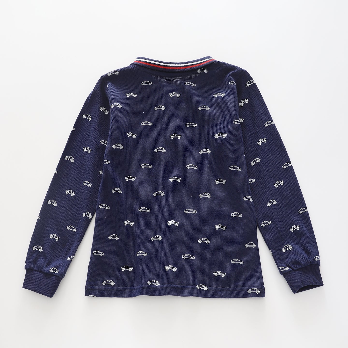 Boys' Vehicle Print Long Sleeve Polo Ollies Place