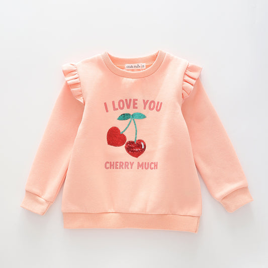 Junior Girls' Cherry Sweatshirt Ollies Place