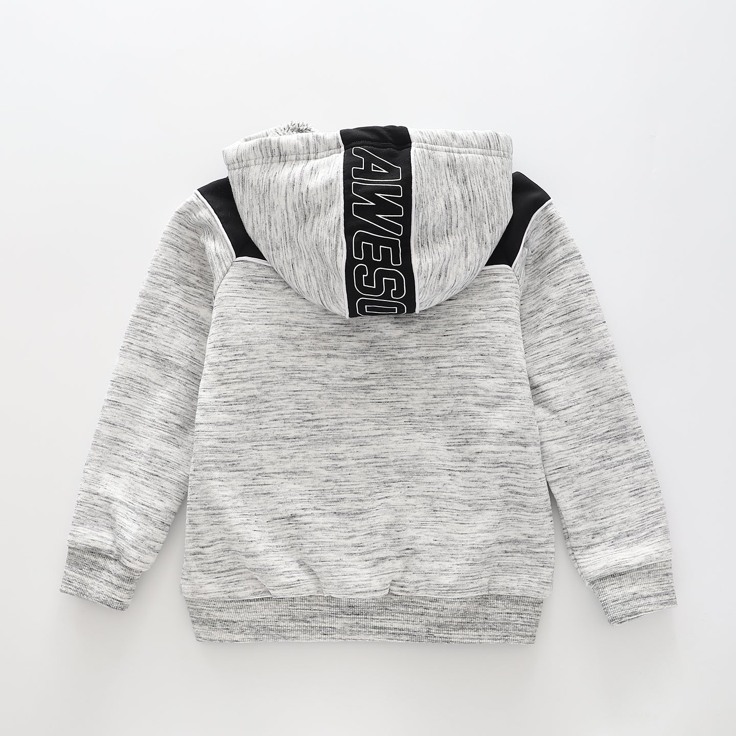 Older Boys Zip Grey Hoodie Ollies Place