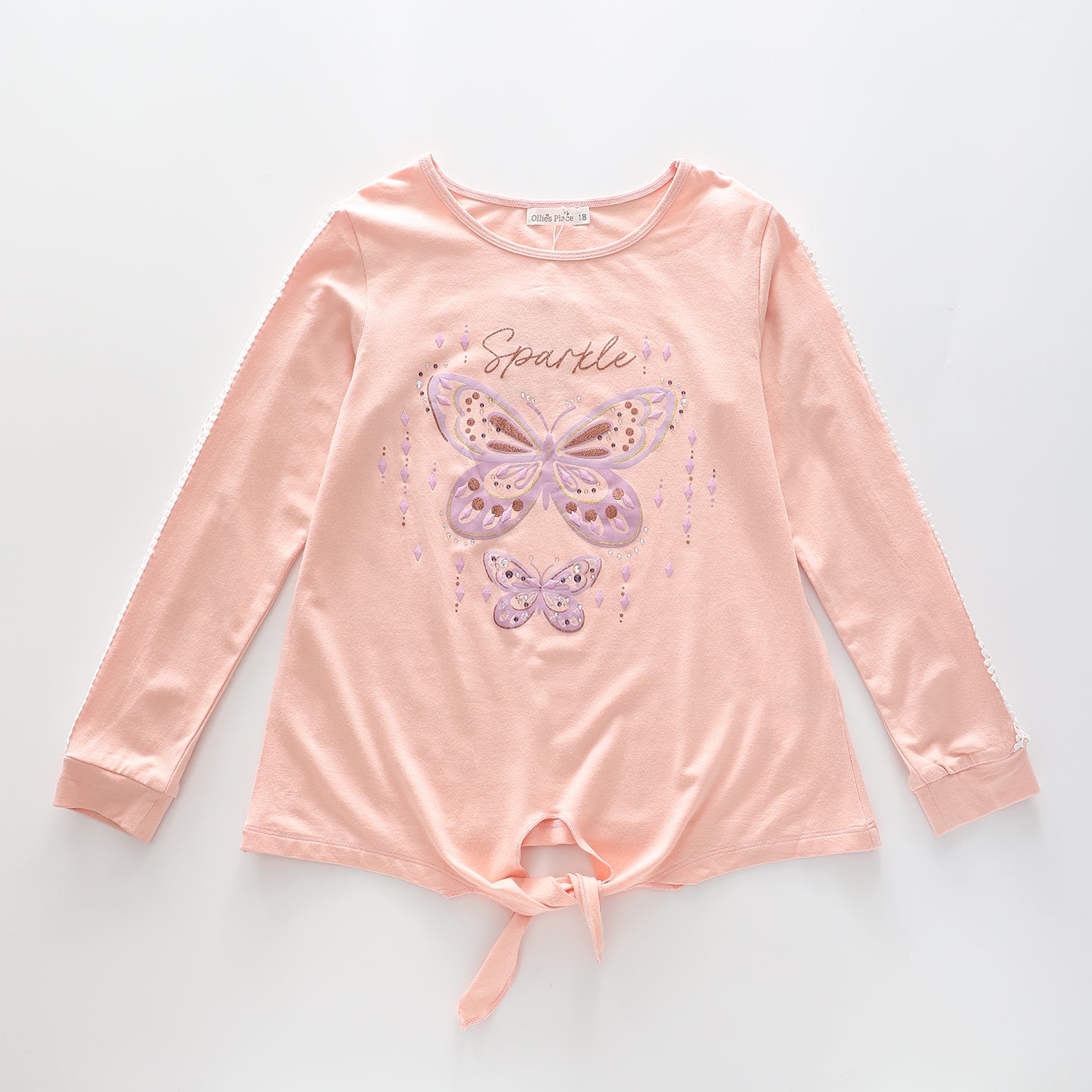 Older Girls' Butterfly Sparkle Top Ollies Place