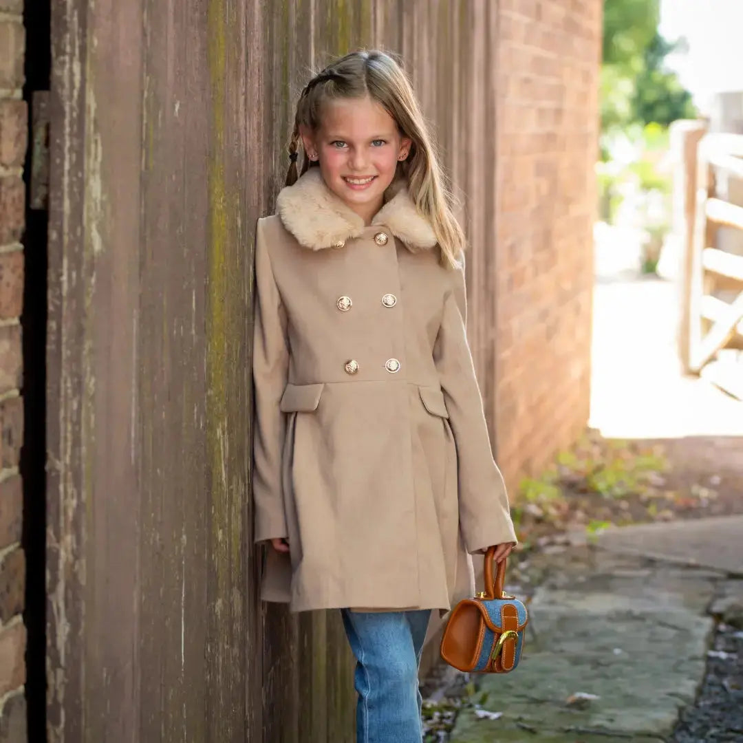 Faux Fur Swing Coat Ollies Place