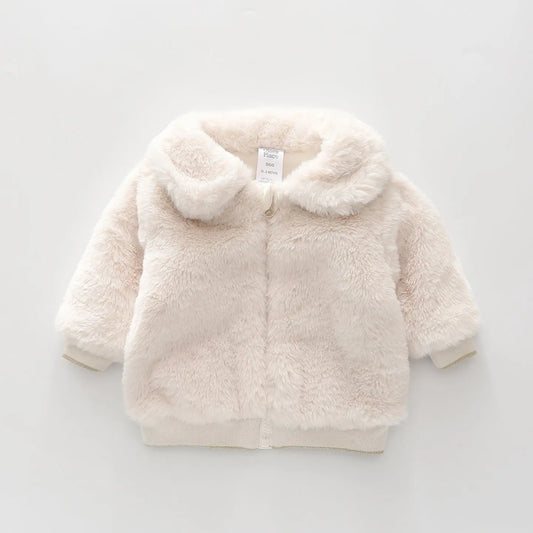 Faux Fur Zip Jacket Ollies Place