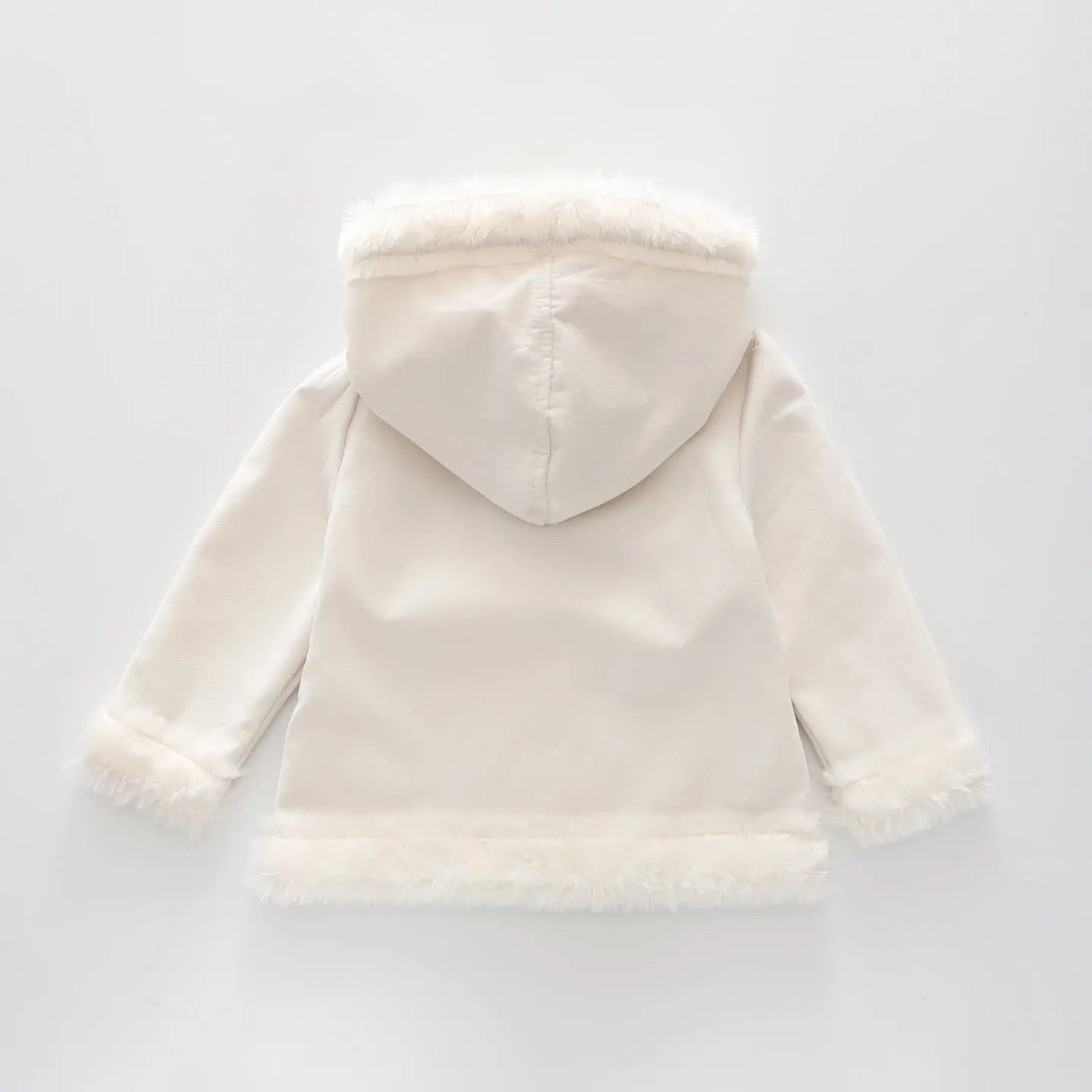 Faux Fur and Suede, Baby Girls Coat Ollies Place