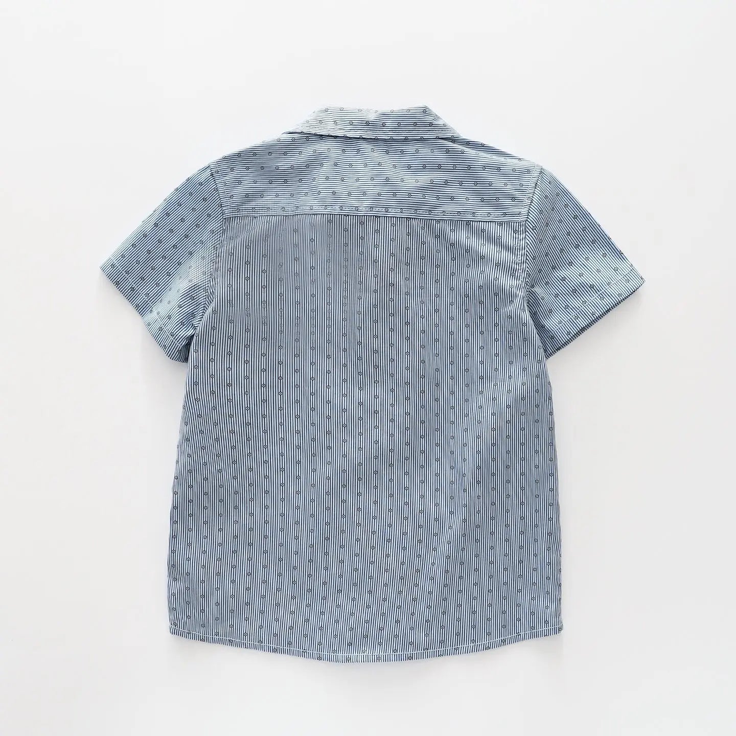 Fine Line Geometric Collared Shirt Ollies Place