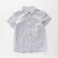Fine Stripe Collared Shirt Ollies Place