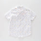 Fish Print Collared Shirt Ollies Place