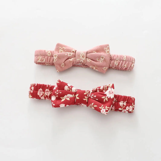 Floral Bows Headbands 2pc Ollies Place
